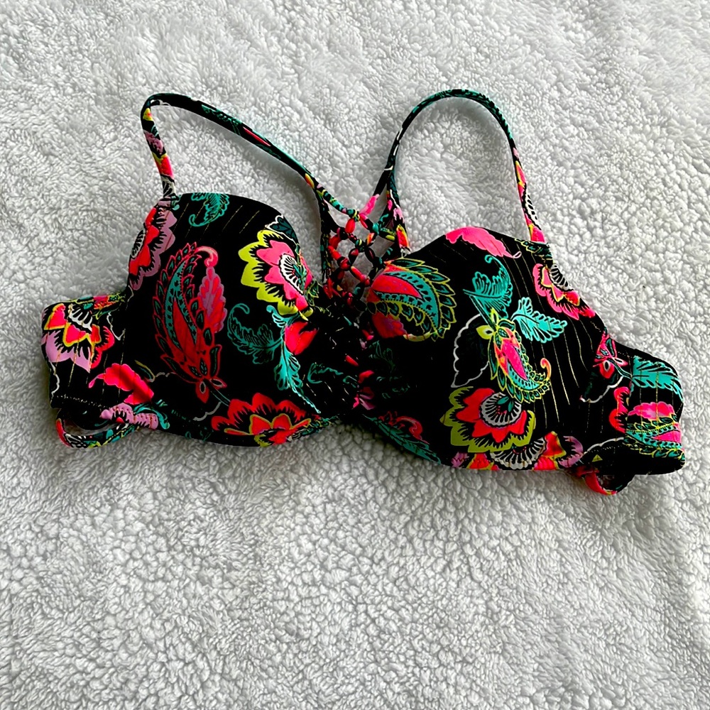 Shade & shore multicolored bikini top